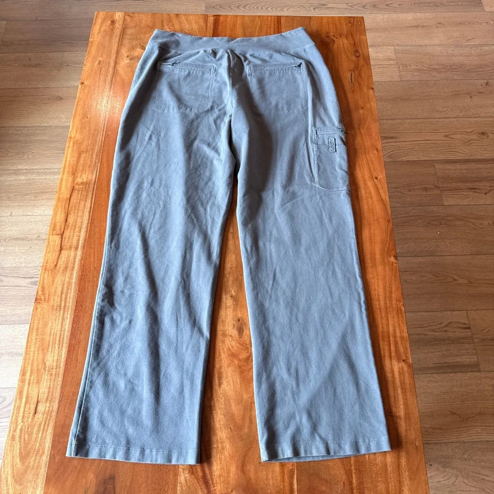 Duluth Trading Co Women's Gray Straight Leg Lounge Pants Size L Long